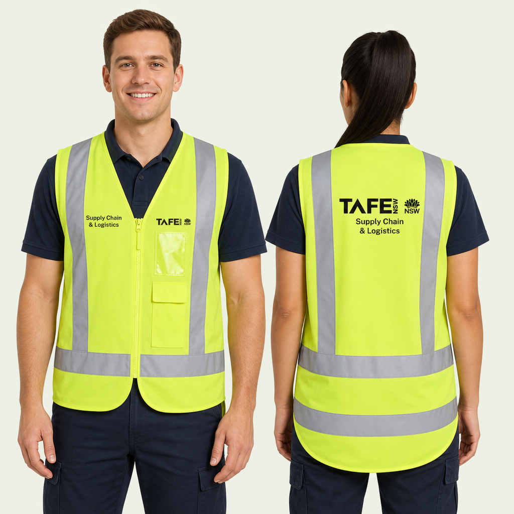 HI VIS Drop Tail (D+N) Vest