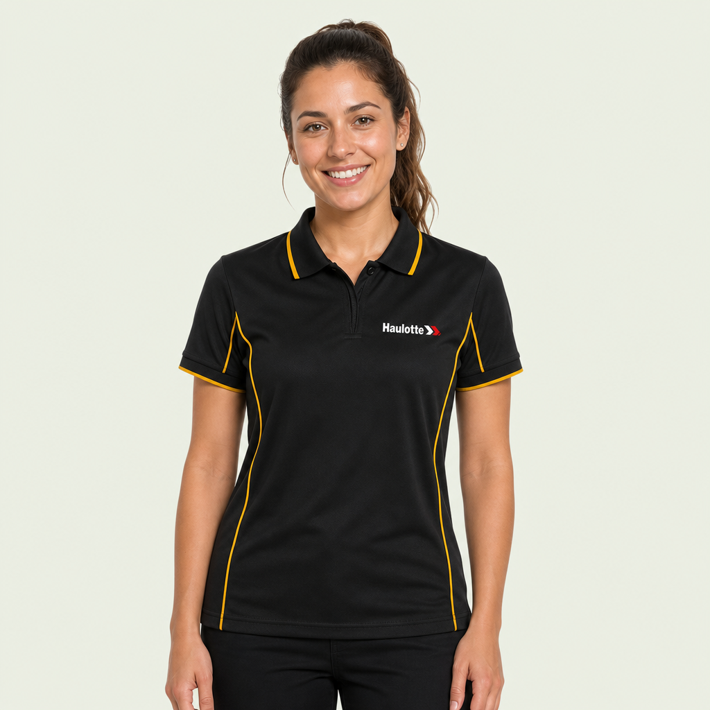 Ladies Fit Piping Polo