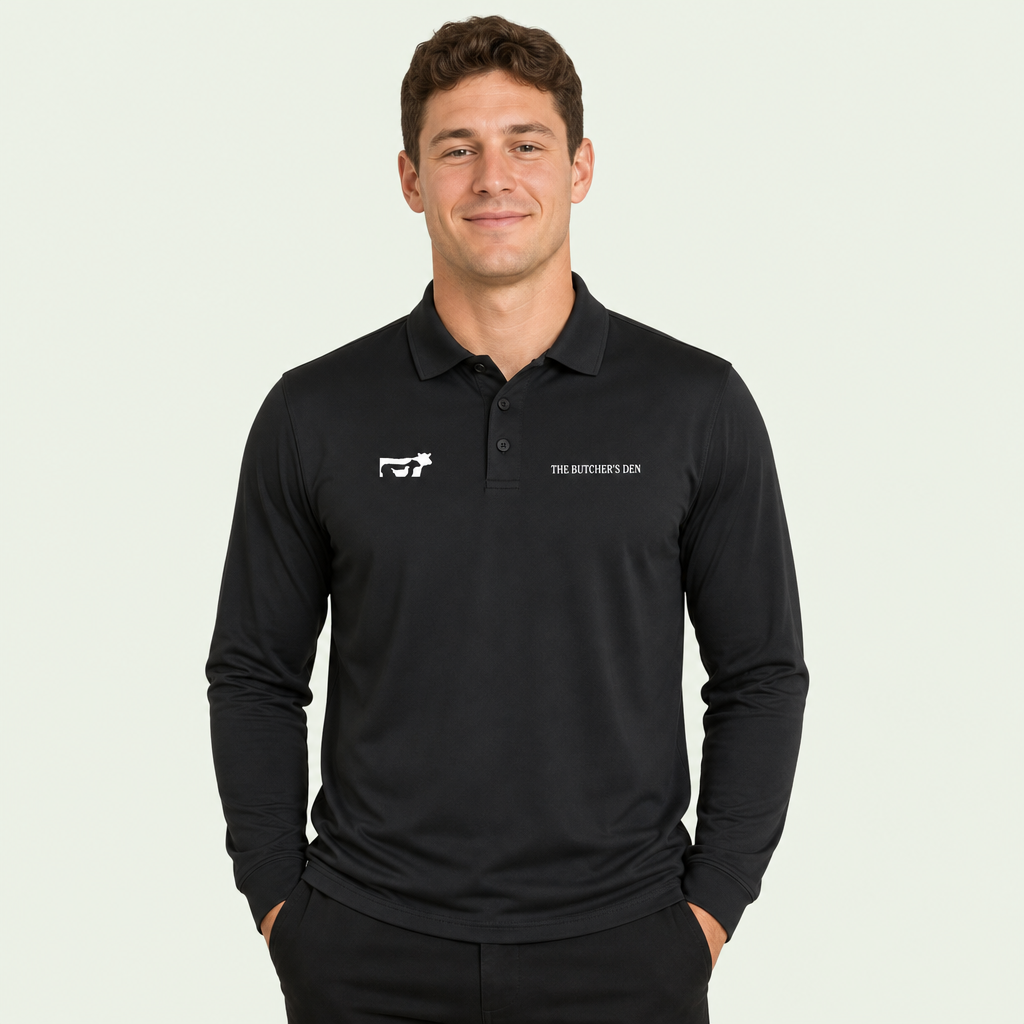 PODIUM LONG SLEEVE STRETCH POLO