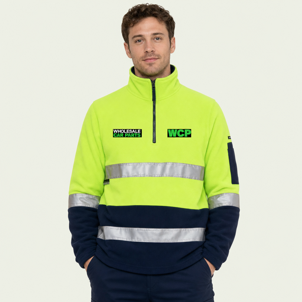 Hi Vis (D+N) Half Zip Fleece
