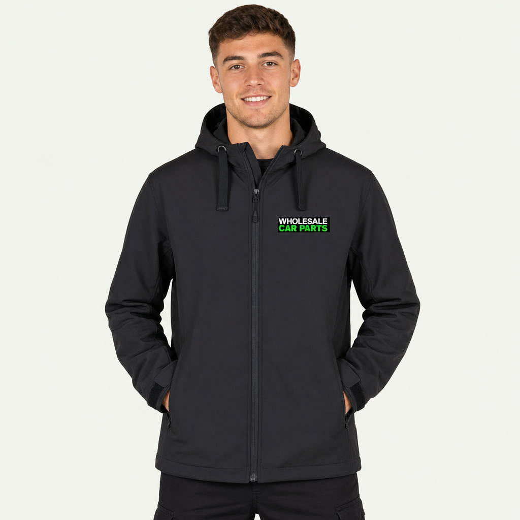 Water Resistant Hooded Softshell Jacket