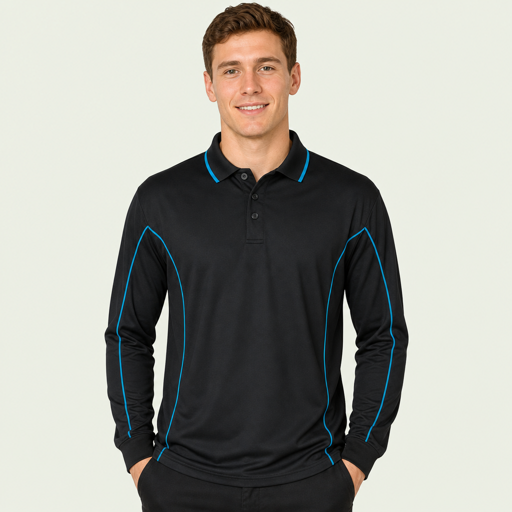 Piping Polo - Long Sleeve