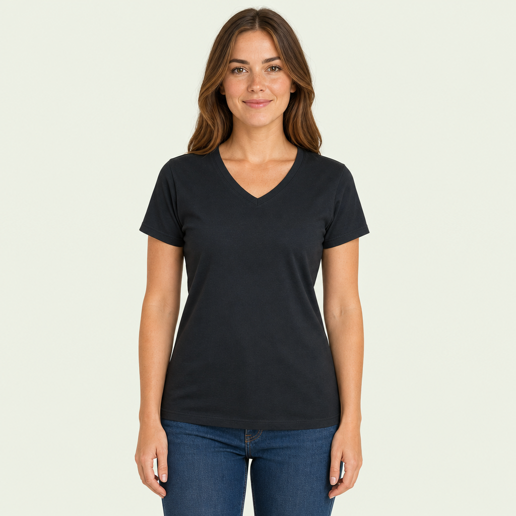 Ladies V Neck T-Shirt