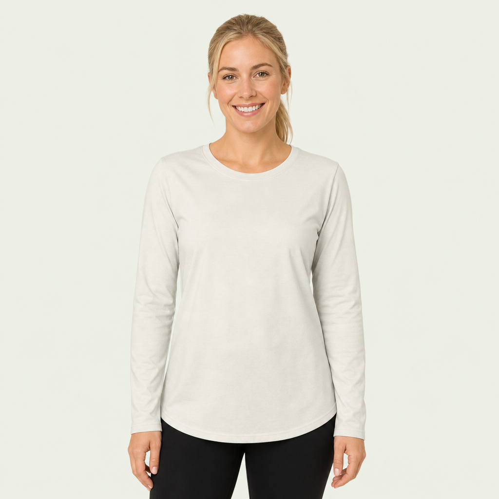 Womens Maple Curve Long Sleeve Tee