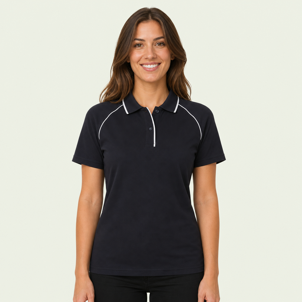 Ladies Raglan Polo