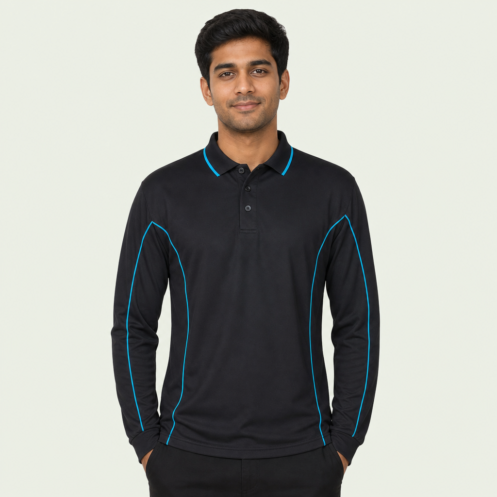 Piping Polo - Long Sleeve