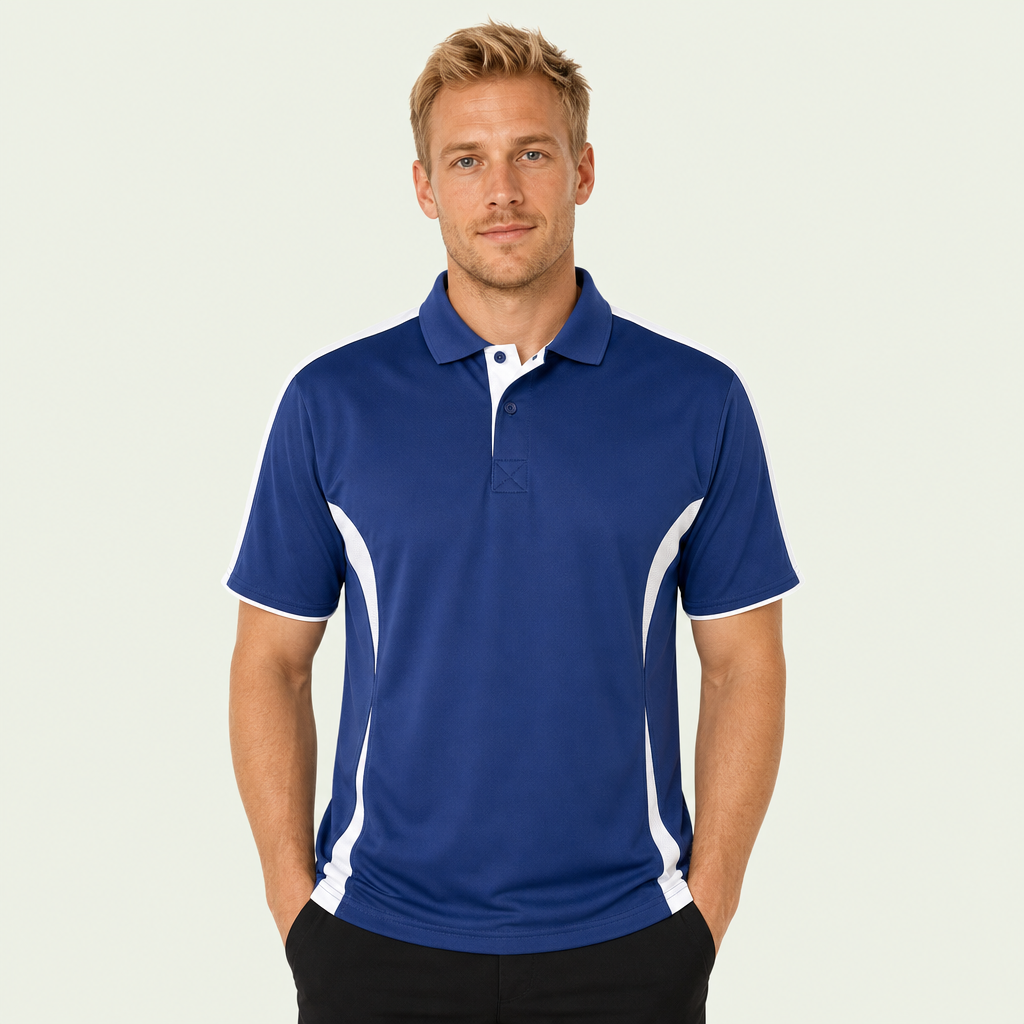 Podium Cool Polo Contrast 3 Panel