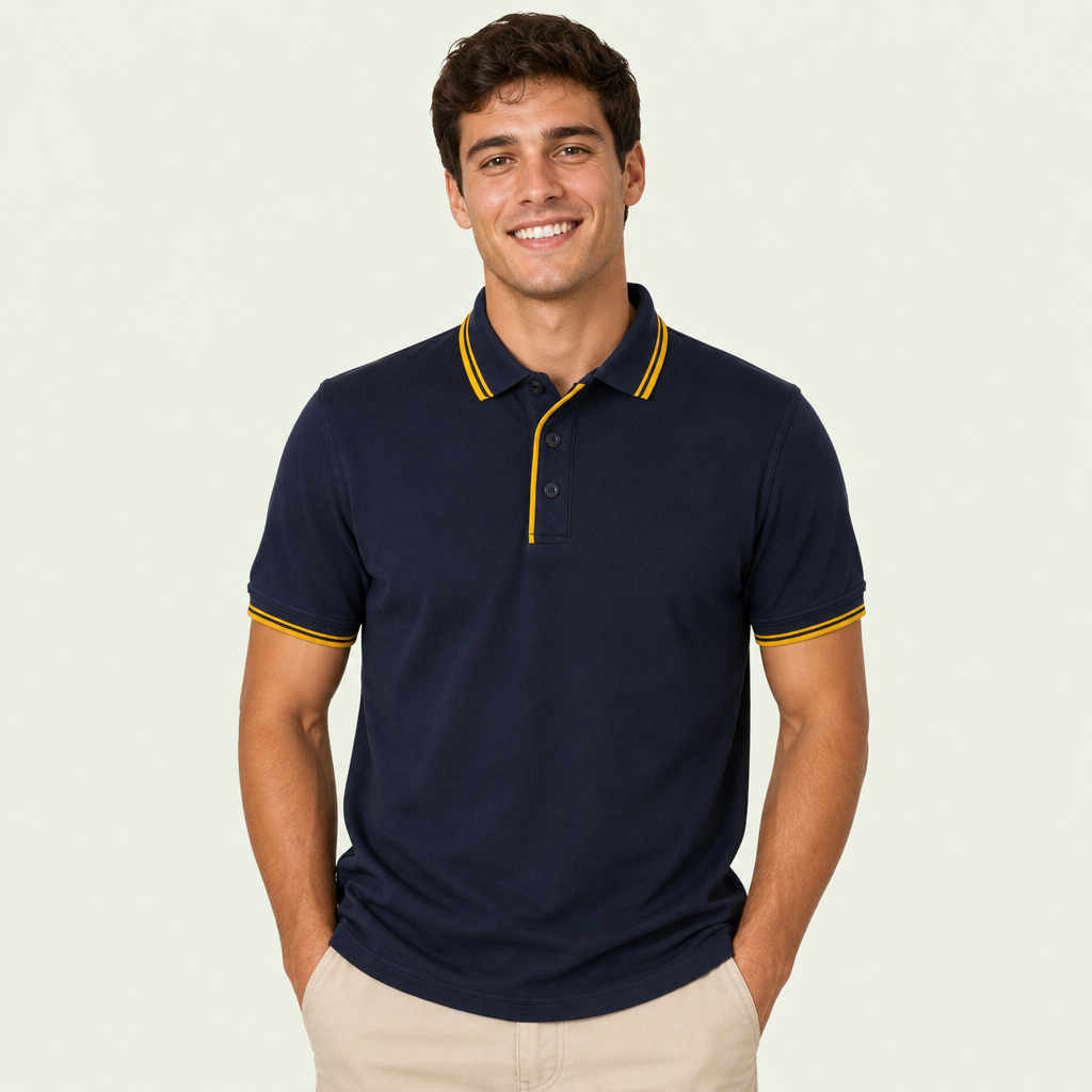 Contrast Polo