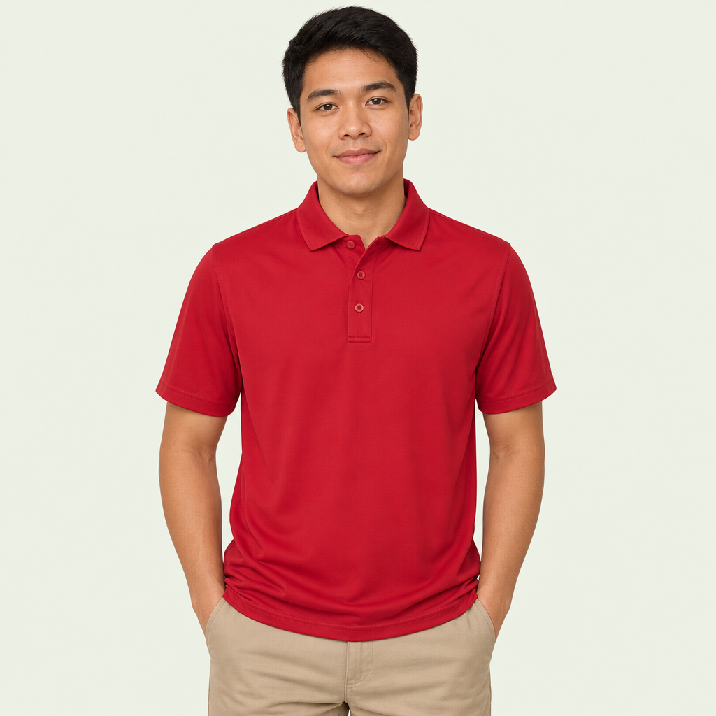 Microknit Polo Shirt