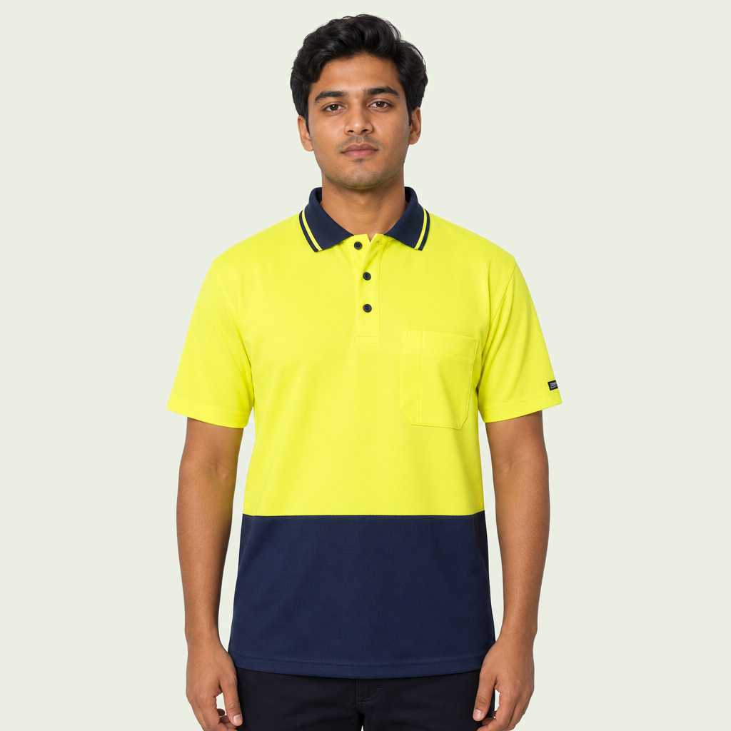 Hi Vis Traditional Polo Shirt