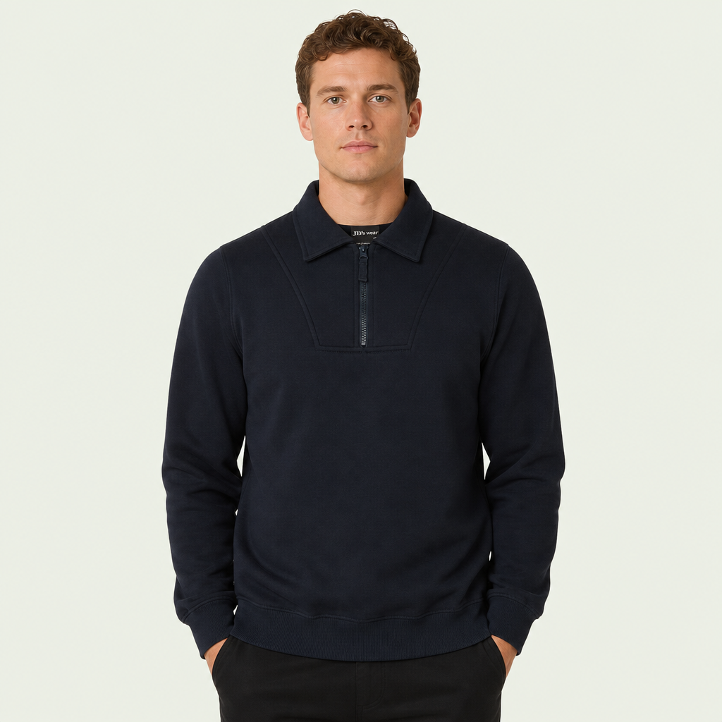Half Zip Fleecy Top