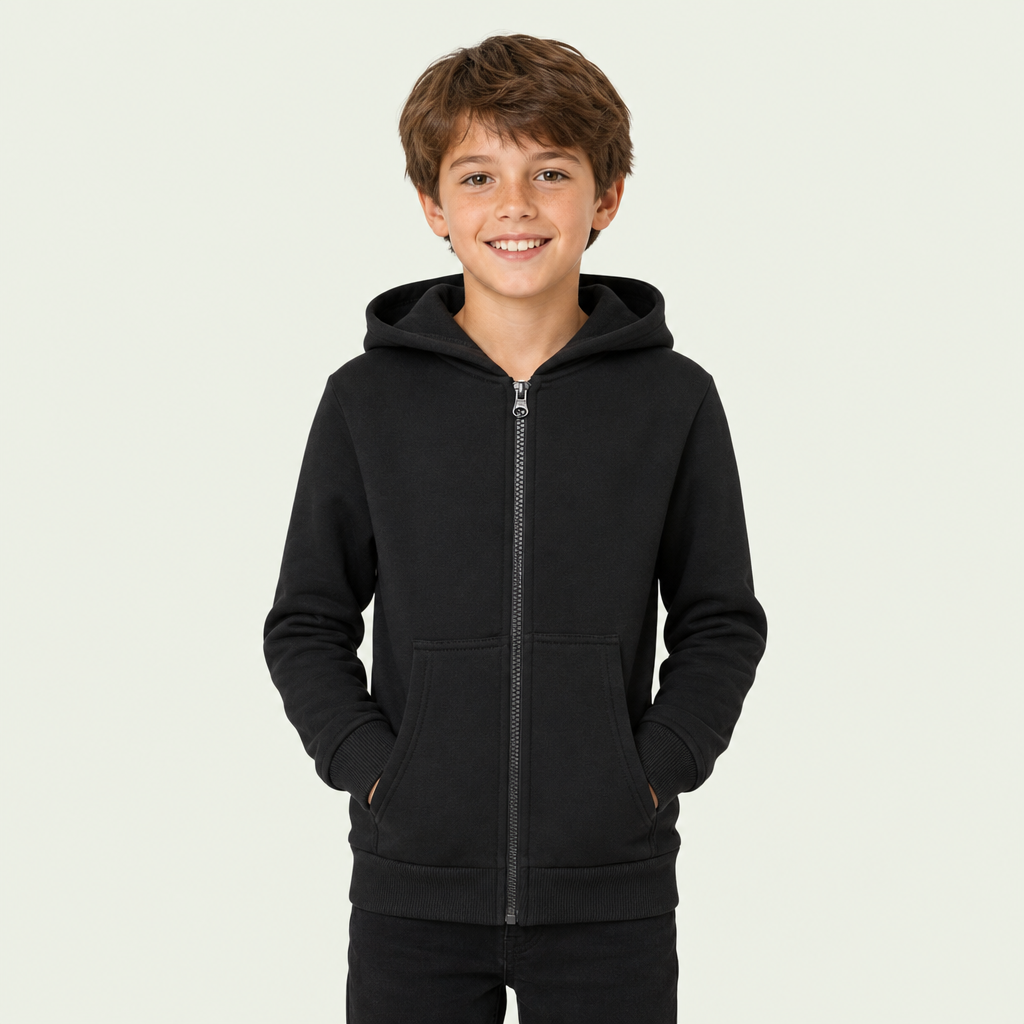 Zipped Hood Jacket