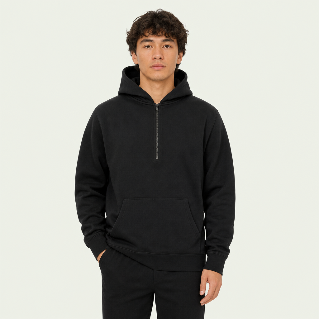 Relax Half Zip Hood