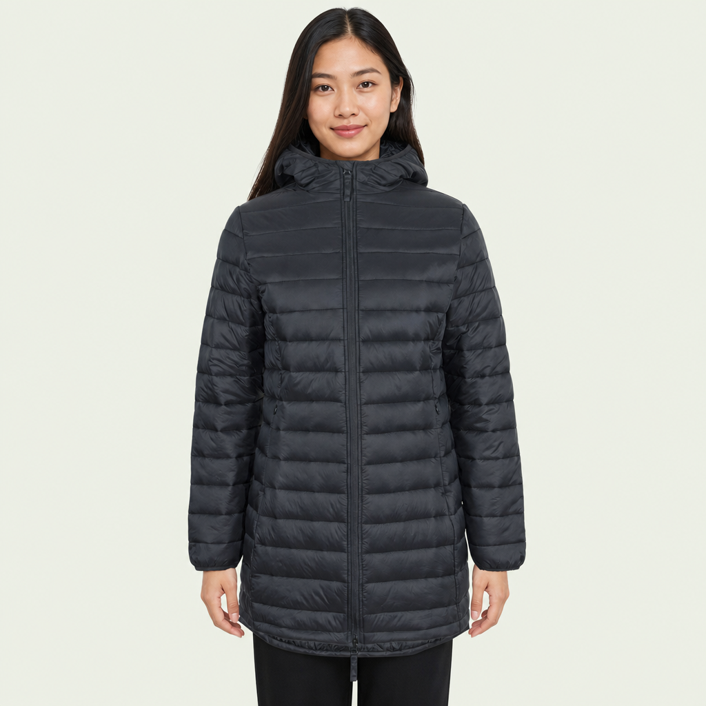 Ladies Long Puffer Coat