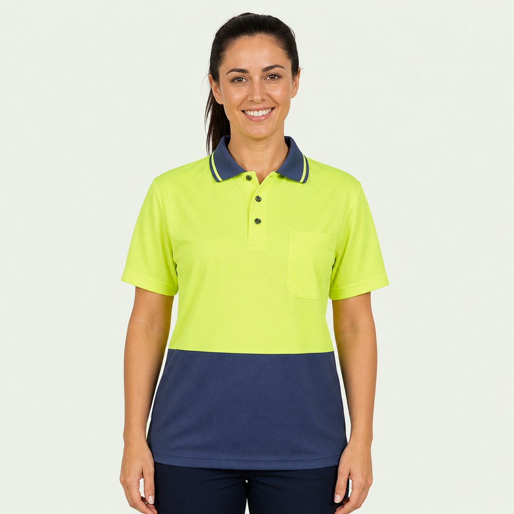 Hi Vis Traditional Polo Shirt