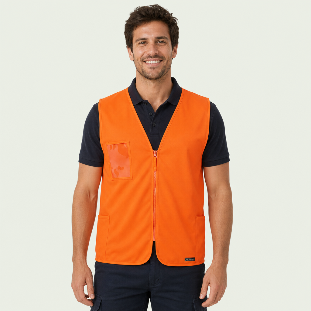 Zip Hi Vis Safety Vest