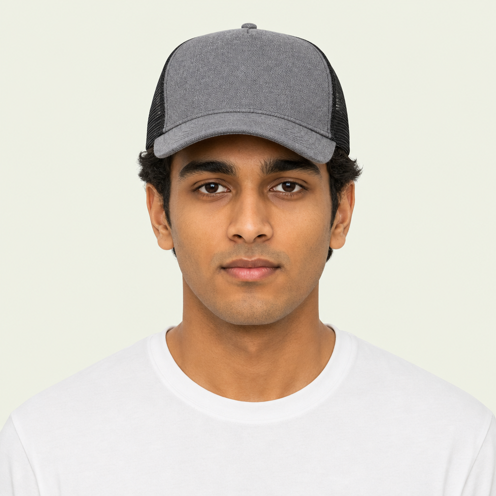 Heathered Mesh Trucker